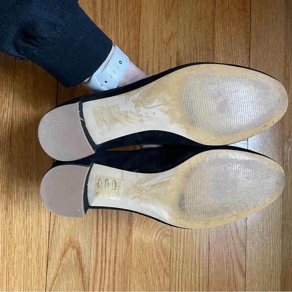 Black Suede Ballet Block Heel - Size 6.5 - J Crew Factory - Picture 13 of 13